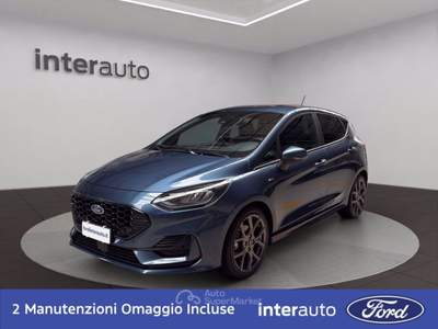 Ford Fiesta 1.0 Ecoboost Hybrid 125 CV 5 porte ST-Line Blu/Azzurro usata Monza
