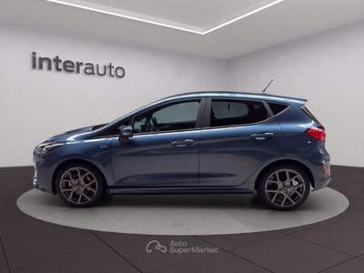 Ford Fiesta 1.0 Ecoboost Hybrid 125 CV 5 porte ST-Line Blu/Azzurro usata Monza
