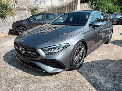 Mercedes-Benz Classe A D AUTOMATIC AMG LINE 116CV CAM360° NAV PACK LUCI Grigio usata Roma