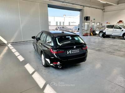 BMW Serie 3 318d D 48V TOURING Nero usata Megliadino San Vitale