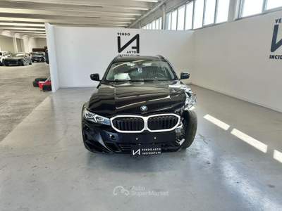 BMW Serie 3 318d D 48V TOURING Nero usata Megliadino San Vitale