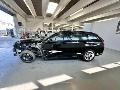 BMW Serie 3 318d D 48V TOURING Nero usata Megliadino San Vitale