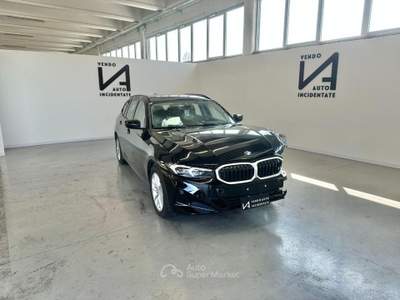 BMW Serie 3 318d D 48V TOURING Nero usata Megliadino San Vitale