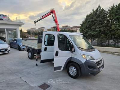 Fiat Ducato Ducato 33 2.3 MJT 130CV PLM-DC Cabinato GRU Bianco usata Ascoli Satriano