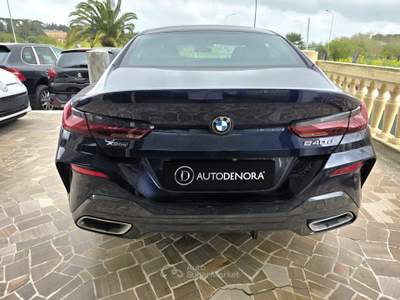 BMW Serie 8 840d 840 840d 48V xDrive Coupé#AUTO#LED#TETTO#VIRTUAL#NAVI#CAM360#CARPLAY#PELLE Blu/Azzurro usata Altamura