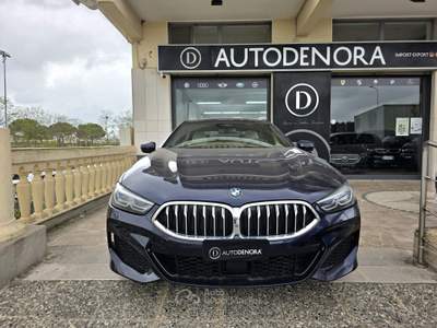 BMW Serie 8 840d 840 840d 48V xDrive Coupé#AUTO#LED#TETTO#VIRTUAL#NAVI#CAM360#CARPLAY#PELLE Blu/Azzurro usata Altamura