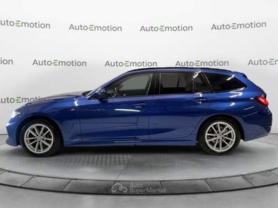 BMW Serie 3 320i 320i MSport Touring auto Blu/Azzurro usata Busto Arsizio