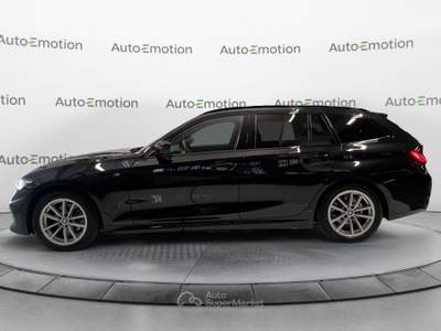 BMW Serie 3 320i 320i MSport Touring auto Nero usata Busto Arsizio