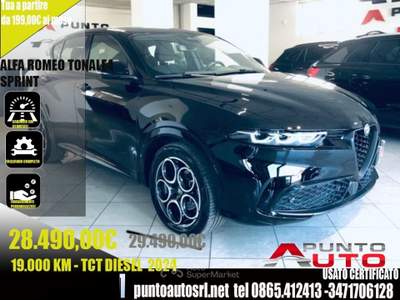 Alfa Romeo Tonale Tonale1.6 MJET 130 CV TCT6 20MILA KM Nero usata Isernia