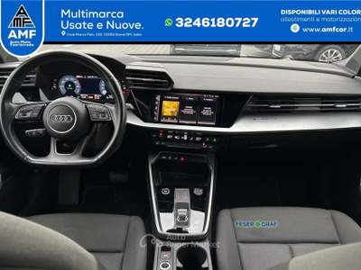 Audi A3 Sportback 40 TFSIe S line B&O/LED+/ACC/ALLBLA Nero usata Roma