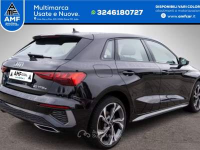 Audi A3 Sportback S line 40TFSI e Stroni LED Navi PDC Nero usata Roma