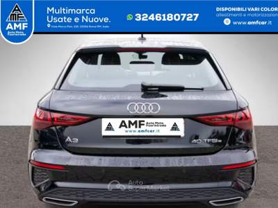 Audi A3 Sportback S line 40TFSI e Stroni LED Navi PDC Nero usata Roma