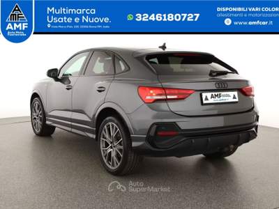 Audi Q3 Sportback 35 TDI S LINE luci ambiente Grigio usata Roma