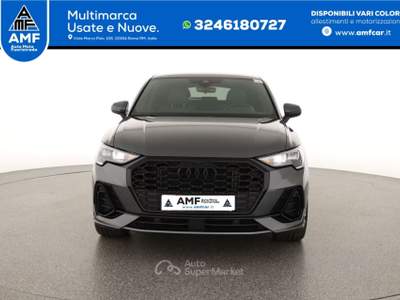 Audi Q3 Sportback 35 TDI S LINE luci ambiente Grigio usata Roma