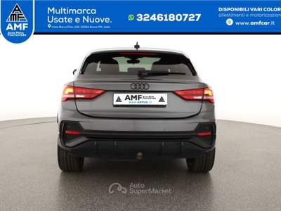 Audi Q3 Sportback 35 TDI S LINE luci ambiente Grigio usata Roma