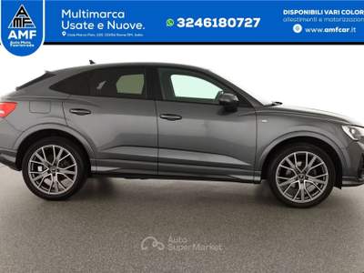 Audi Q3 Sportback 35 TDI S LINE luci ambiente Grigio usata Roma