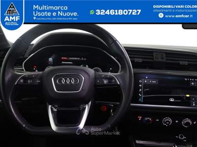Audi Q3 Sportback 35 TDI S LINE luci ambiente Grigio usata Roma