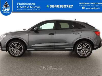 Audi Q3 Sportback 35 TDI S LINE luci ambiente Grigio usata Roma
