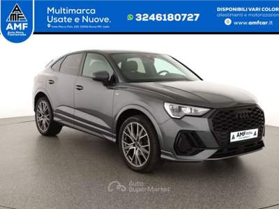 Audi Q3 Sportback 35 TDI S LINE luci ambiente Grigio usata Roma