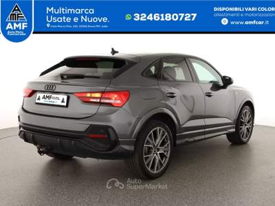 Audi Q3 Sportback 35 TDI S LINE luci ambiente Grigio usata Roma