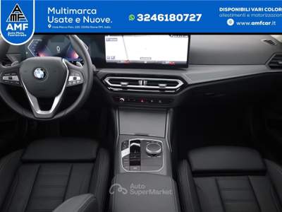 BMW Serie 2 218i 218i Coupé LED Navi ACC Pelle Keyless-Go Memoria Bianco usata Roma