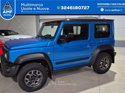 Suzuki Jimny ALLGRIP/COMFORT PLUS/NAVI/AHK/LED- 4 posti Blu/Azzurro usata Roma