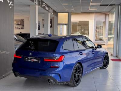 BMW Serie 3 320d 320d 48V Touring Msport Blu/Azzurro usata CARESANABLOT