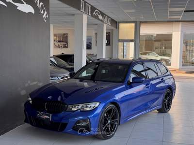 BMW Serie 3 320d 320d 48V Touring Msport Blu/Azzurro usata CARESANABLOT