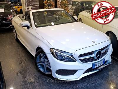 Mercedes-Benz Classe C C 220 d 4Matic Auto Cabrio Premium Plus AMG Bianco usata Cesano Maderno
