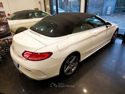 Mercedes-Benz Classe C C 220 d 4Matic Auto Cabrio Premium Plus AMG Bianco usata Cesano Maderno