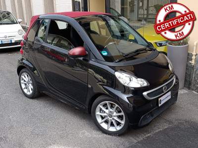Smart ForTwo 1.0 71cv MHD cabrio passion FL Capote rossa Nero usata Cesano Maderno