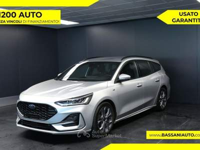 Ford Focus 1.5 EcoBlue 115 CV automatico SW ST-Line Design Argento usata Arsiè