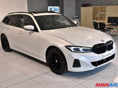 BMW Serie 3 318d D TOURING 150 CV STEPTRONIC FARI ADATTIVI + TETTO Bianco usata Quinzano D'oglio