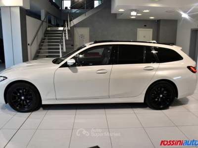 BMW Serie 3 318d D TOURING 150 CV STEPTRONIC FARI ADATTIVI + TETTO Bianco usata Quinzano D'oglio