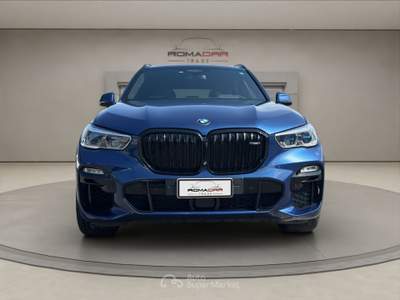 BMW X5 X5  m50i      (g05/f95) - x5 m tetto panoramico Blu/Azzurro usata Roma