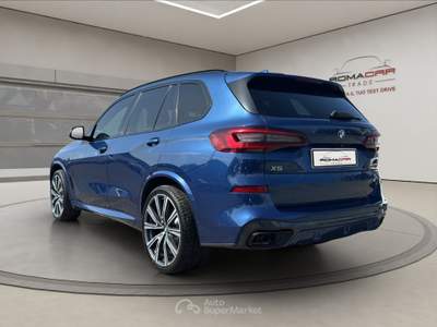 BMW X5 X5  m50i      (g05/f95) - x5 m tetto panoramico Blu/Azzurro usata Roma