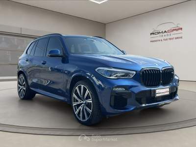 BMW X5 X5  m50i      (g05/f95) - x5 m tetto panoramico Blu/Azzurro usata Roma