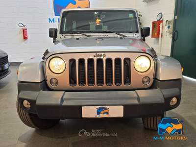 Jeep Wrangler 2.8 crd Sahara auto E6 Argento usata Curno