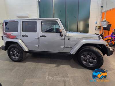 Jeep Wrangler 2.8 crd Sahara auto E6 Argento usata Curno