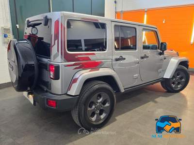 Jeep Wrangler 2.8 crd Sahara auto E6 Argento usata Curno