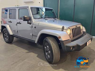 Jeep Wrangler 2.8 crd Sahara auto E6 Argento usata Curno