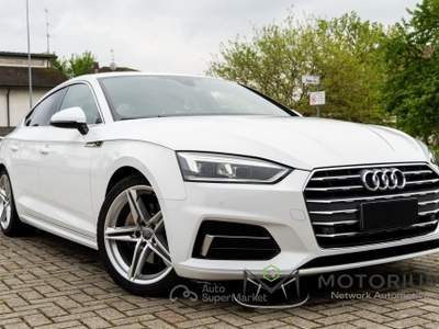 Audi A5 40 TDI 190CV S TRONIC 2019 - ALLESTIMENTO S LINE Bianco usata Castiraga Vidardo