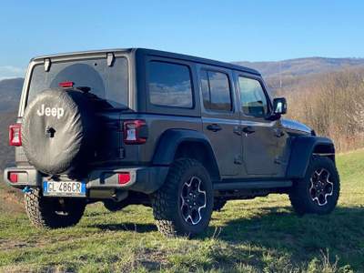 Jeep Wrangler Unlimited 2.0 PHEV ATX 4xe Rubicon Grigio usata Savona
