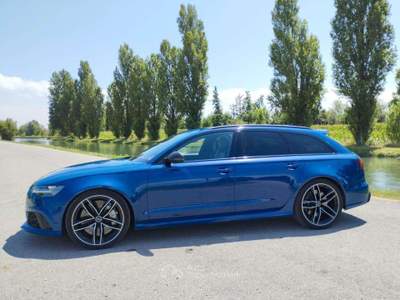 Audi RS 6 Avant 4.0 TFSI quattro tiptronic performance Blu/Azzurro usata Casalpusterlengo