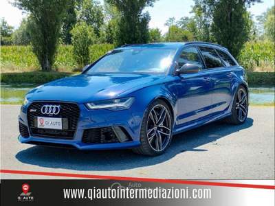 Audi RS 6 Avant 4.0 TFSI quattro tiptronic performance Blu/Azzurro usata Casalpusterlengo