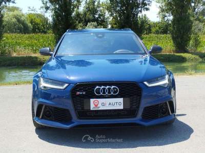 Audi RS 6 Avant 4.0 TFSI quattro tiptronic performance Blu/Azzurro usata Casalpusterlengo