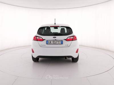 Ford Fiesta 5p 1.0 ecoboost h Titanium 125cv Bianco usata Roma