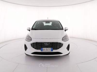 Ford Fiesta 5p 1.0 ecoboost h Titanium 125cv Bianco usata Roma