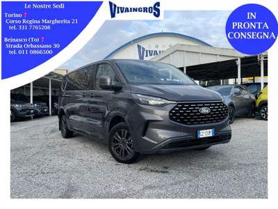 Ford Tourneo Custom 2.0 EcoBlue 150CV PL-TN 9 POSTI Titanium Grigio usata TORINO