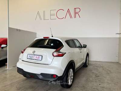 Nissan Juke Juke I 2015 1.5 dci Acenta 110cv E6 Bianco usata MONTIRONE